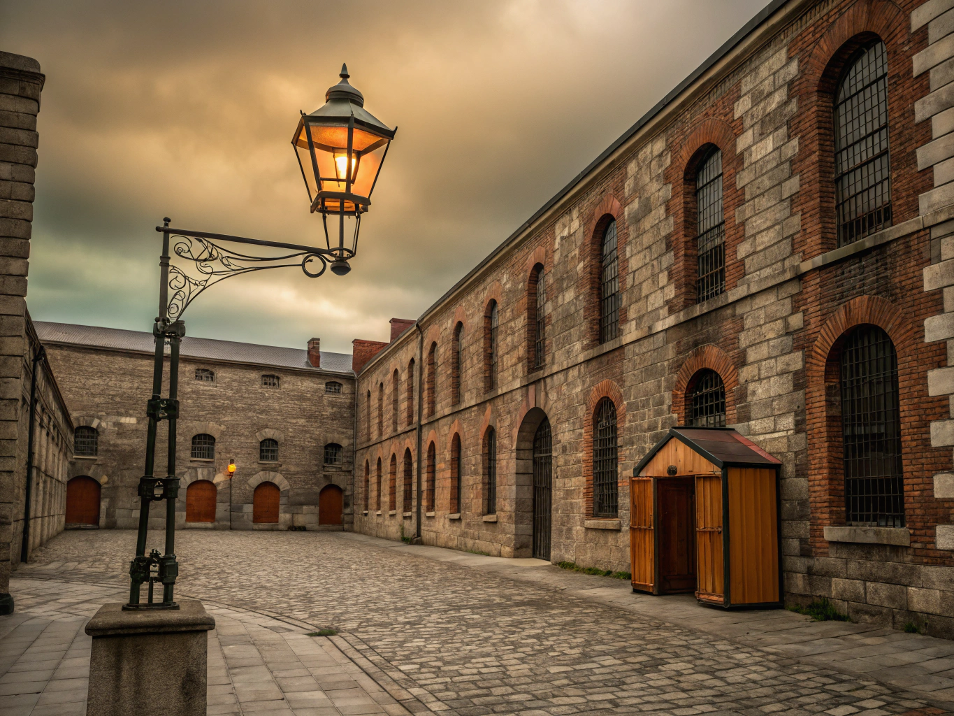 Kilmainham Gaol exterior courtyard view